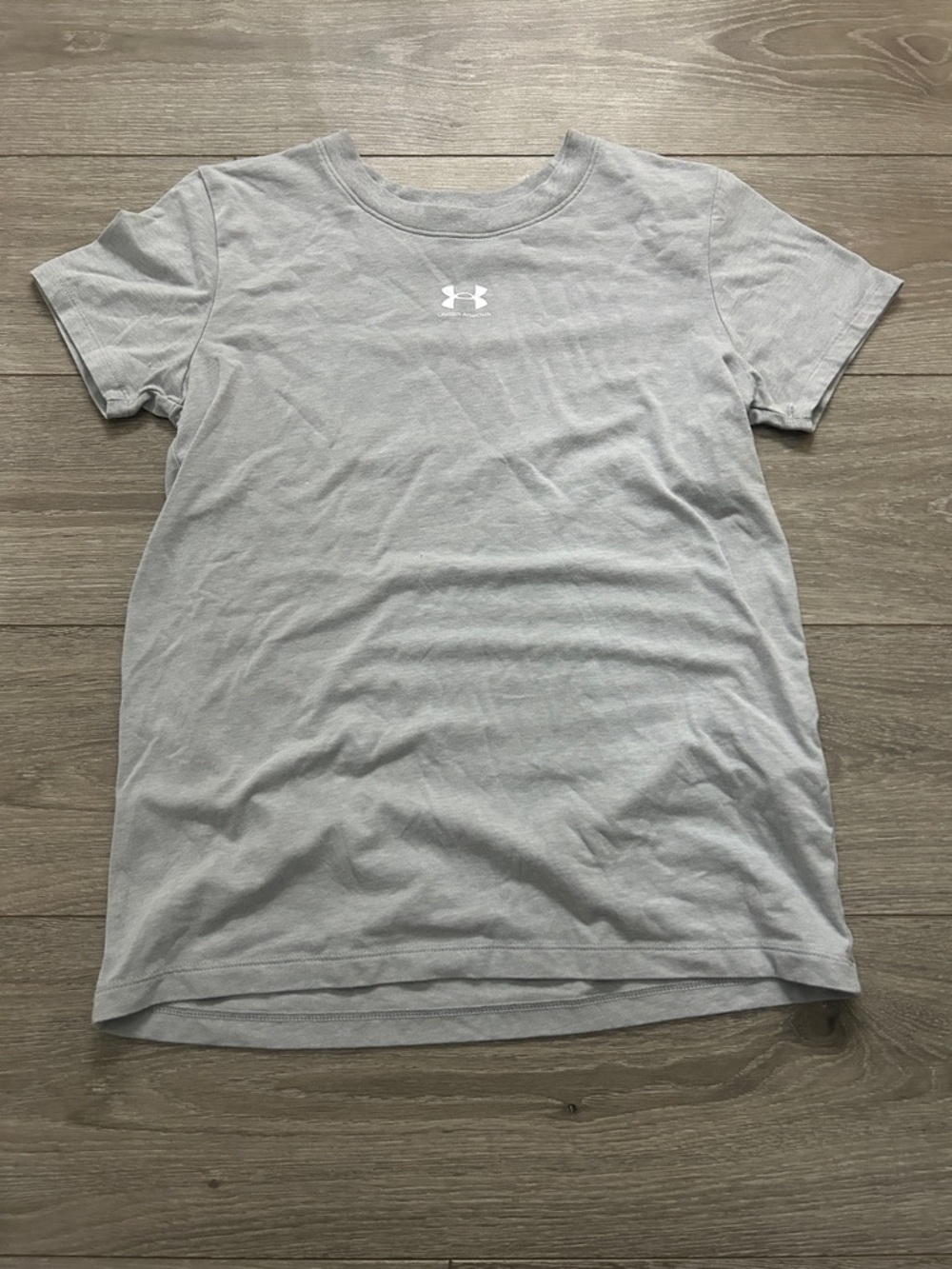 Under Armour Light Gray Crewneck Performance Tee